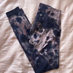LULULEMON ALIGN HR TIE DYE TIGHTS